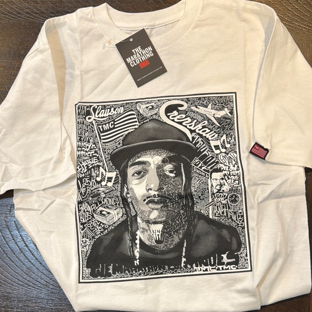 The Marathon Clothing White Graphic T-Shirt